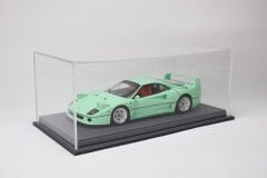 LYRD BOX - 1:18 ÖLÇEK - Carbon Ash Grey SERGİLEME STANDI - (GRİ DİKİŞ) LY170