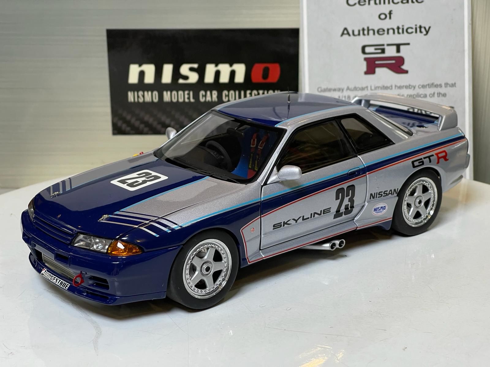 AUTOART - NISSAN - SKYLİNE (R32) NISMO GROUP-A RACING PROTOYPE GT-R #23