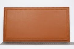 LYRD BOX - 1:18 ÖLÇEK - Amber Saddle BROWN SERGİLEME STANDI - (BAKIR DİKİŞ) LY172