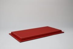 LYRD BOX - 1:18 ÖLÇEK - Rosso Sportivo SERGİLEME STANDI - (BEYAZ DİKİŞ) LY173