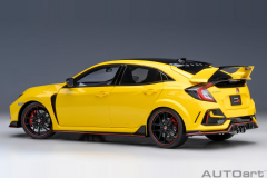 1/18 AUTOart Honda Civic Type R (FK8) Limited Edition (Sunlight Yellow) - 73225