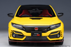 1/18 AUTOart Honda Civic Type R (FK8) Limited Edition (Sunlight Yellow) - 73225