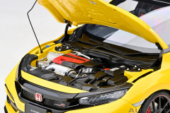 1/18 AUTOart Honda Civic Type R (FK8) Limited Edition (Sunlight Yellow) - 73225