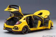 1/18 AUTOart Honda Civic Type R (FK8) Limited Edition (Sunlight Yellow) - 73225