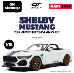 Ön Sipariş - 1/18 GT-SPIRIT - FORD USA - MUSTANG SUPER SNAKE COUPE 2025 - GT572