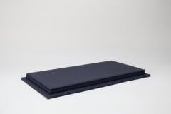 LYRD BOX - 1:18 ÖLÇEK - Deep Navy Grain SERGİLEME STANDI - (YEŞİL DİKİŞ) LY174