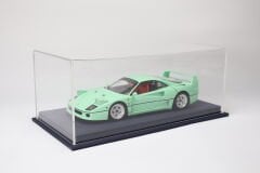 LYRD BOX - 1:18 ÖLÇEK - Deep Navy Grain SERGİLEME STANDI - (YEŞİL DİKİŞ) LY174