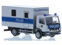1/87 Mercedes Benz Atego Transport Polizeipferde, white/blue