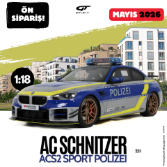 Ön Sipariş - 1/18 GT-SPIRIT - BMW - 2-SERIES M2 ACS2 SPORT COUPE POLIZEI 2025 - GT573
