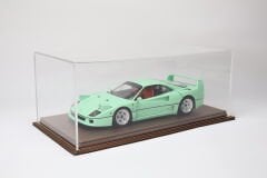 LYRD BOX - 1:18 ÖLÇEK - Carbon Bronze SERGİLEME STANDI - (GOLD DİKİŞ) LY175