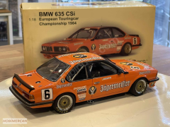 AUTOART - BMW - 6-SERIES 635CSi TEAM JAGERMEISTER N 6 EUROPEAN TOURING CAR CHAMPIONSHIP 1984 H.J.STUCK