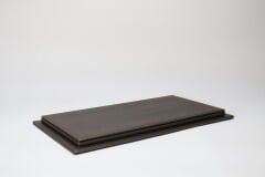 LYRD BOX - 1:18 ÖLÇEK - Brushed Alloy Bronz SERGİLEME STANDI - (GOLD DİKİŞ) LY177