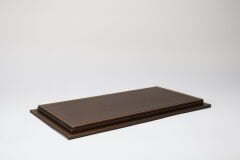 LYRD BOX - 1:18 ÖLÇEK - Brushed Alloy Copper SERGİLEME STANDI - (GOLD DİKİŞ) LY178