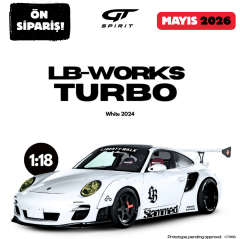 Ön Sipariş - 1/18 GT-SPIRIT - PORSCHE - 911 997 TURBO COUPE LB WORKS 2024 - GT958