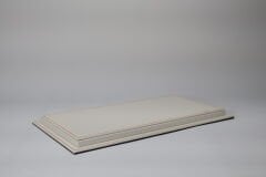 LYRD BOX - 1:18 ÖLÇEK - Pearl Beige Carbon  SERGİLEME STANDI - (TURUNCU DİKİŞ) LY180