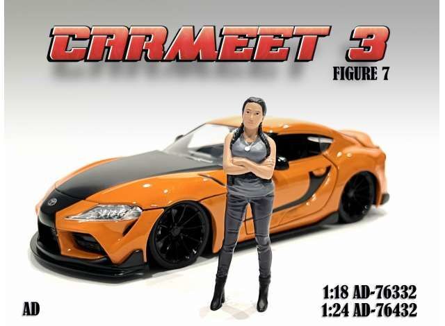 1/18 American Diorama car meet iii figure vii