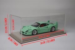LYRD BOX - 1:18 ÖLÇEK - Ivory Carbon Elegance  SERGİLEME STANDI - (BAKIR DİKİŞ) LY181