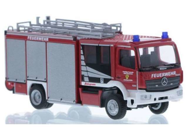 1/87 Mercedes Benz Atego Schl.Varus HLF Feuerwehr Harsewinkel, red/white