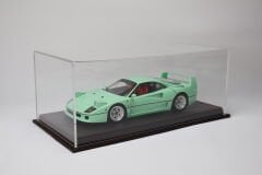 LYRD BOX - 1:18 ÖLÇEK - Marrone Rosso  SERGİLEME STANDI - (KIRMIZI DİKİŞ) LY182