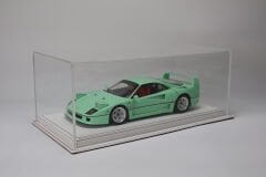 LYRD BOX - 1:18 ÖLÇEK - White & Crimson Edge  SERGİLEME STANDI - (KIRMIZI DİKİŞ) LY183