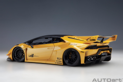 1/18 AUTOART Liberty Walk LB Silhouette Lamborghini Huracán GT (Metallic Yellow) - 79127