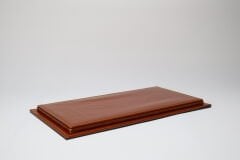 LYRD BOX - 1:18 ÖLÇEK - Glossy Amber  Shine  SERGİLEME STANDI - (GOLD DİKİŞ) LY185