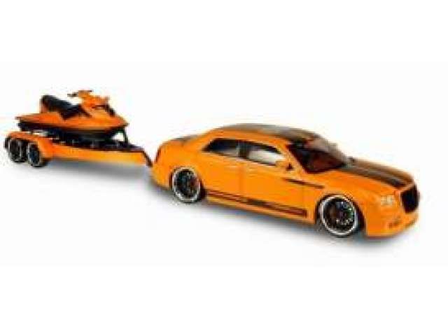 2007 Chrysler 300C + Jet Ski Parotech, orange/black