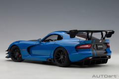 1/18 AUTOART Dodge Viper ACR 2017 (Competition Blue) with Black Stripes) - 71734
