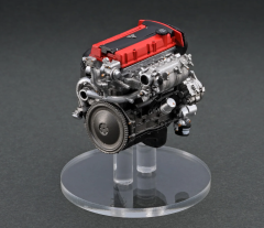 IGNITION-MODEL - IG2433 Mitsubishi Lancer Evolution IX (CT9A) White With 4G63 MIVEC Engine