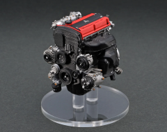 IGNITION-MODEL - IG2433 Mitsubishi Lancer Evolution IX (CT9A) White With 4G63 MIVEC Engine