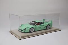 LYRD BOX - 1:18 ÖLÇEK - Alcantara Sand  SERGİLEME STANDI - (BAKIR DİKİŞ) LY186