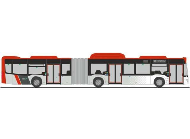1/87 Mercedes Benz Citaro NGT EBS (NL), red/black