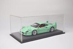 LYRD BOX - 1:18 ÖLÇEK - Matte Titanium Grey  SERGİLEME STANDI - (GRİ DİKİŞ) LY187