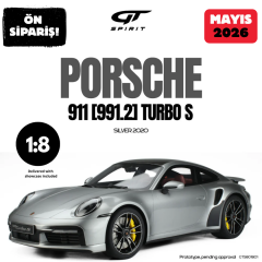 Ön Sipariş - 1/8 GT-SPIRIT - PORSCHE - 911 992-1 TURBO S COUPE 2020 - GTS801801