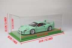 LYRD BOX - 1:18 ÖLÇEK - Verde Vivo  SERGİLEME STANDI - (GRİ DİKİŞ) LY189