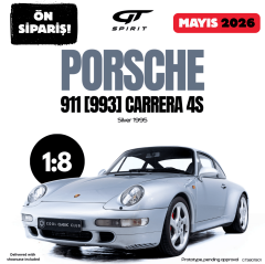 Ön Sipariş - 1/8 GT-SPIRIT - PORSCHE - 911 993 CARRERA 4S COUPE 1995 - CON VETRINA - WITH SHOWCASE - GTS801901