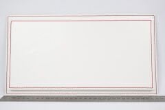 LYRD BOX - 1:18 ÖLÇEK - Arctic White  SERGİLEME STANDI - (KIRMIZI DİKİŞ) LY190