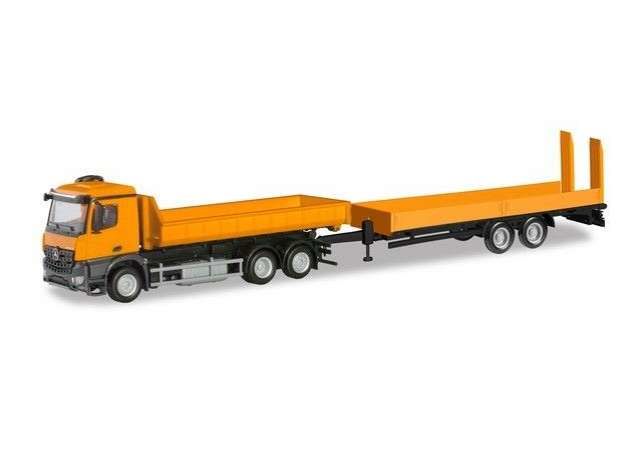 1/87 Mercedes Benz Arocs M With trailer, orange