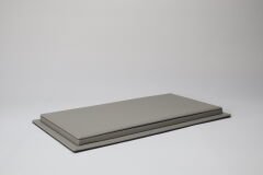 LYRD BOX - 1:18 ÖLÇEK - Silky Dove Grey  SERGİLEME STANDI - (GRİ DİKİŞ) LY191