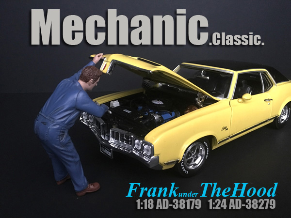 1/18 American Diorama Mechanic Classic - Frank Under the Hood - AD38179