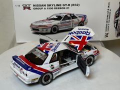 AUTOART - NISSAN - SKYLINE GT-R (R32) TEAM REEBOK N 1 GROUP A 1990 HASEMI