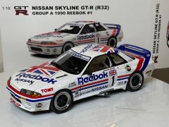 AUTOART - NISSAN - SKYLINE GT-R (R32) TEAM REEBOK N 1 GROUP A 1990 HASEMI