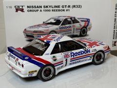 AUTOART - NISSAN - SKYLINE GT-R (R32) TEAM REEBOK N 1 GROUP A 1990 HASEMI