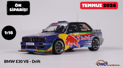 Ön Sipariş - 1/18 OTTO BMW E30 V8 - Drift - OT486
