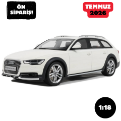 Ön Sipariş - 1/18 - AUDI - A6 ALL ROAD (C7) AVANT SW STATION WAGON 2015 - WHITE - OT1286
