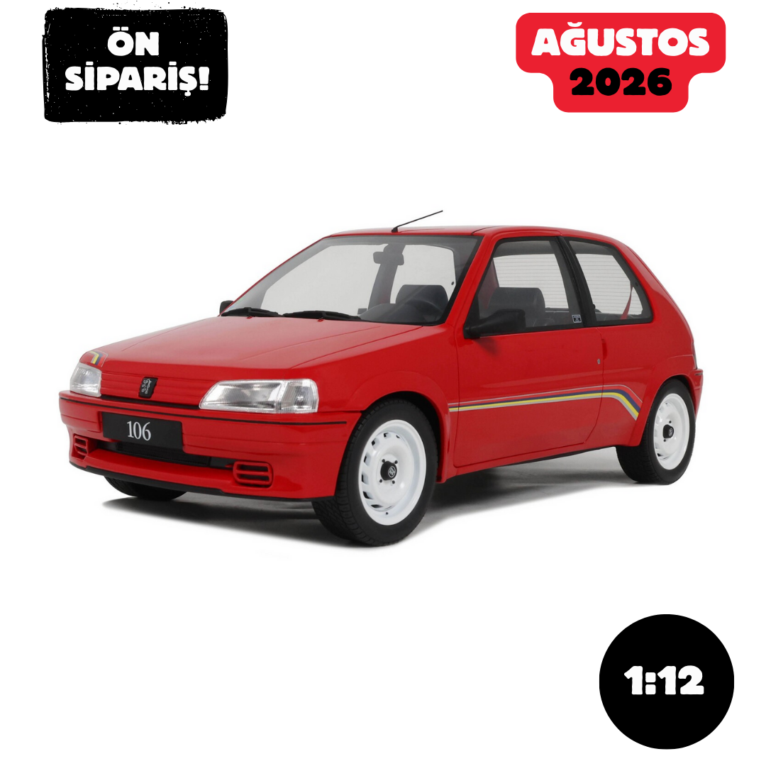 Ön Sipariş - 1/12 OTTO Peugeot 106 Ph.1 Rallye Red P0KB 1993 - G108