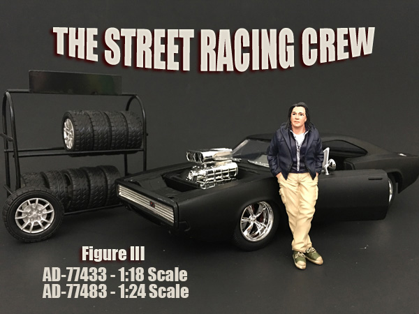 1/18 American Diorama Street Racing Figure III - AD77433
