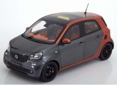 2014 Smart Forfour W453 with removable soft top, grey metallic/orange