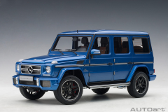 1/18 AUTOART Mercedes-AMG G63 2017 (Designo Mauritius Blue) - 76324