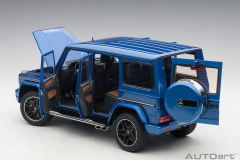 1/18 AUTOART Mercedes-AMG G63 2017 (Designo Mauritius Blue) - 76324